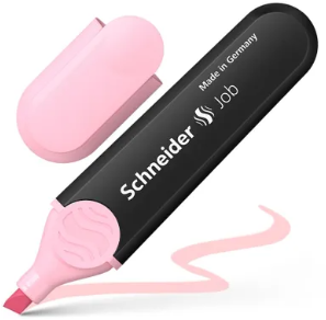 Tekstmarker Schneider Job pastel kleur roze