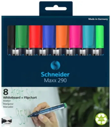 Boardmarker Schneider Maxx 290 assorti doos 6+2 gratis