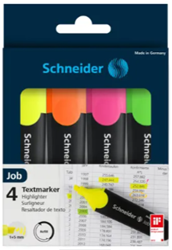 Tekstmarker Schneider job 150 assorti kartonetui a 4ST.