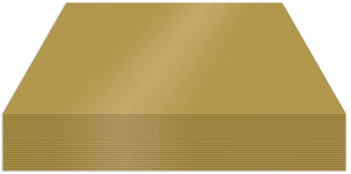 Fotokarton Kangaro goud 50x70cm 300gr pak 25 vel 