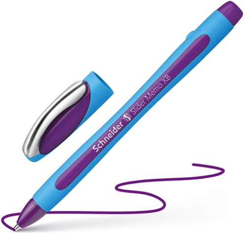 BALPEN SCHNEIDER MEMO XB1,4MM KOGELBREEDTE VIOLET 1 STUK