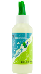 Kinderlijm Eco Kangaro 100 ml fles met lijmspatel groen
