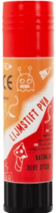 Lijmstift Kangaro 20 gram oplosbare PVA-lijm in stift.