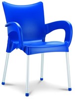 Romeo stoel blue incl armleggers