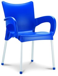 Romeo stoel blue incl armleggers