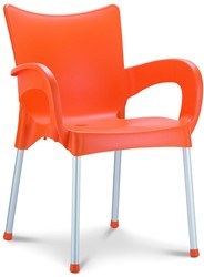 Romeo stoel orange incl armleggers