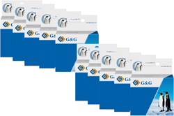G&G Compatible Canon PGI-570XLBK(PG)*2/CLI-571 C*2M*2Y*2GY*2 Ink BK/C/M/Y/GY 10 PACK